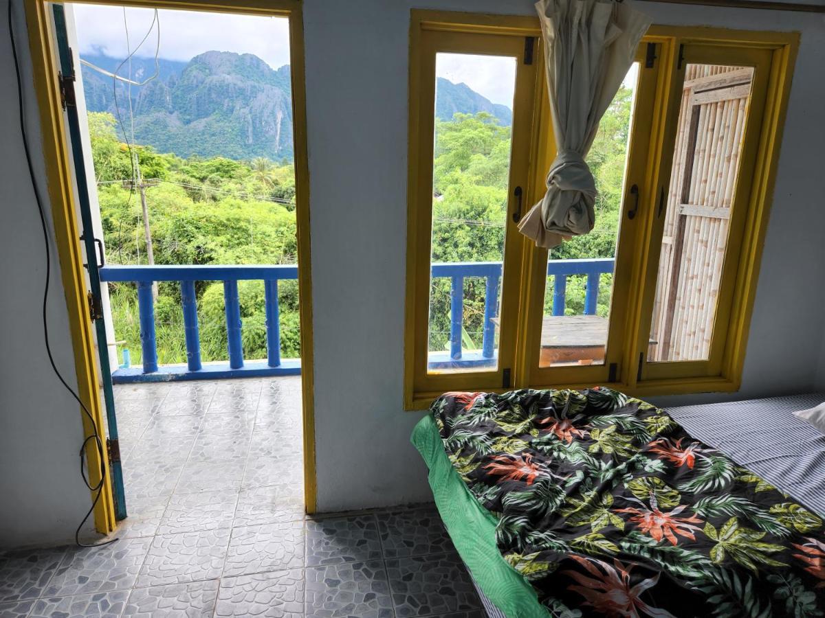 Blue Guesthouse Vang Vieng Exterior photo