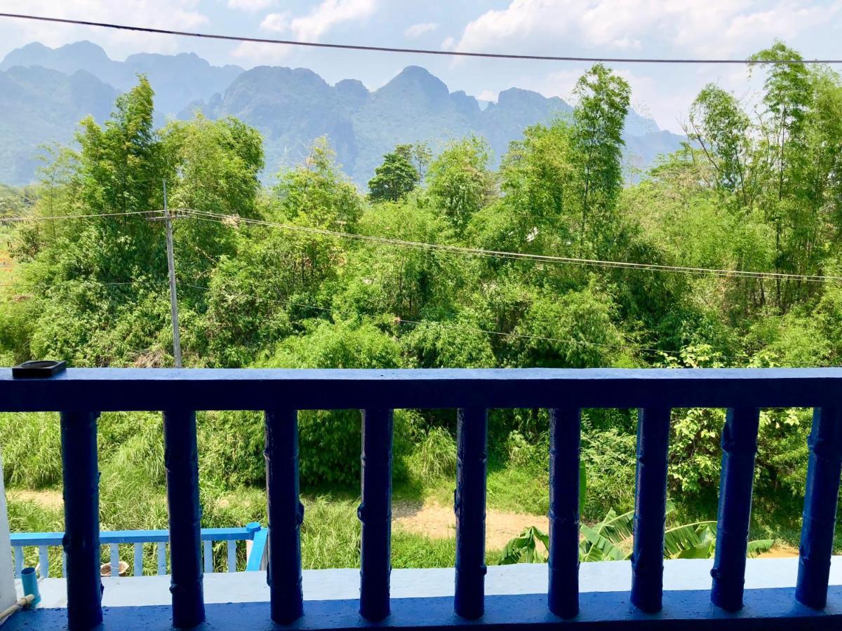 Blue Guesthouse Vang Vieng Exterior photo