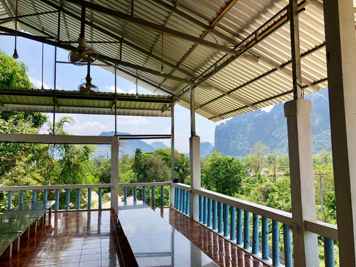 Blue Guesthouse Vang Vieng Exterior photo