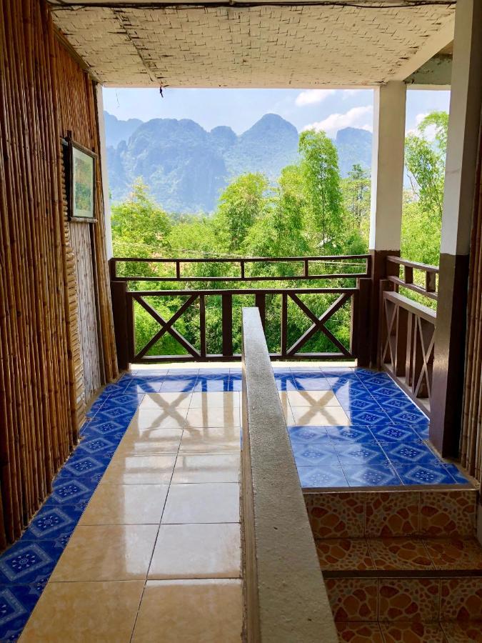 Blue Guesthouse Vang Vieng Exterior photo